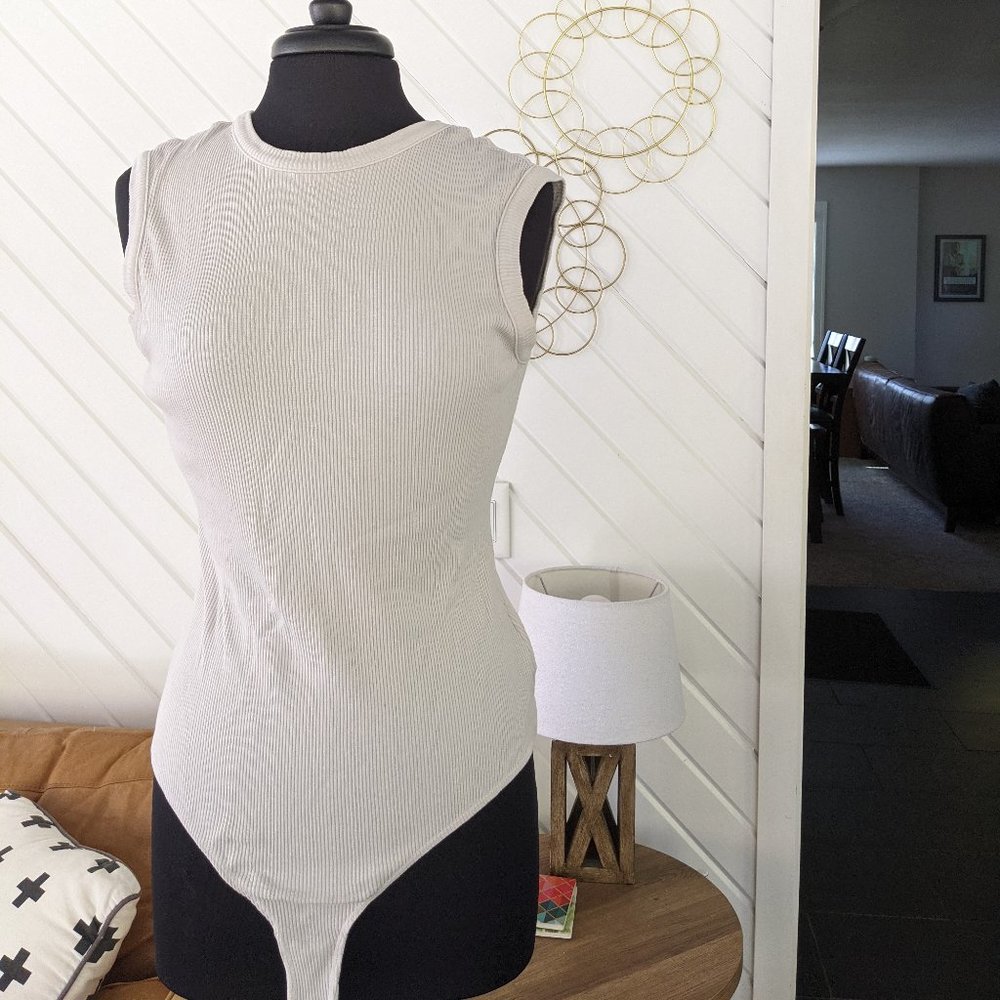 AGOLDE Gray Bodysuit